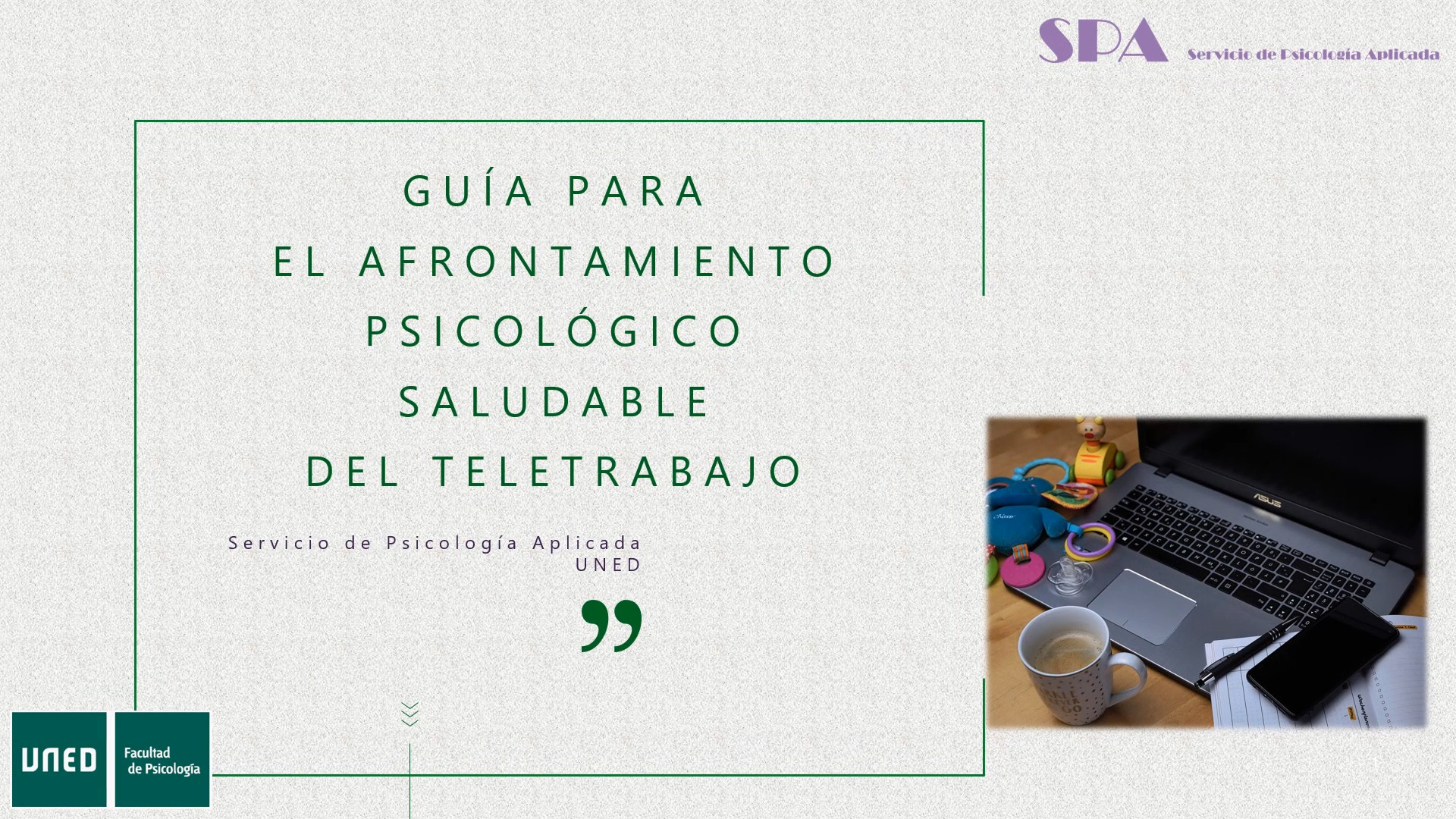 10. Guía para el afrontamiento psicológico saludable del teletrabajo
