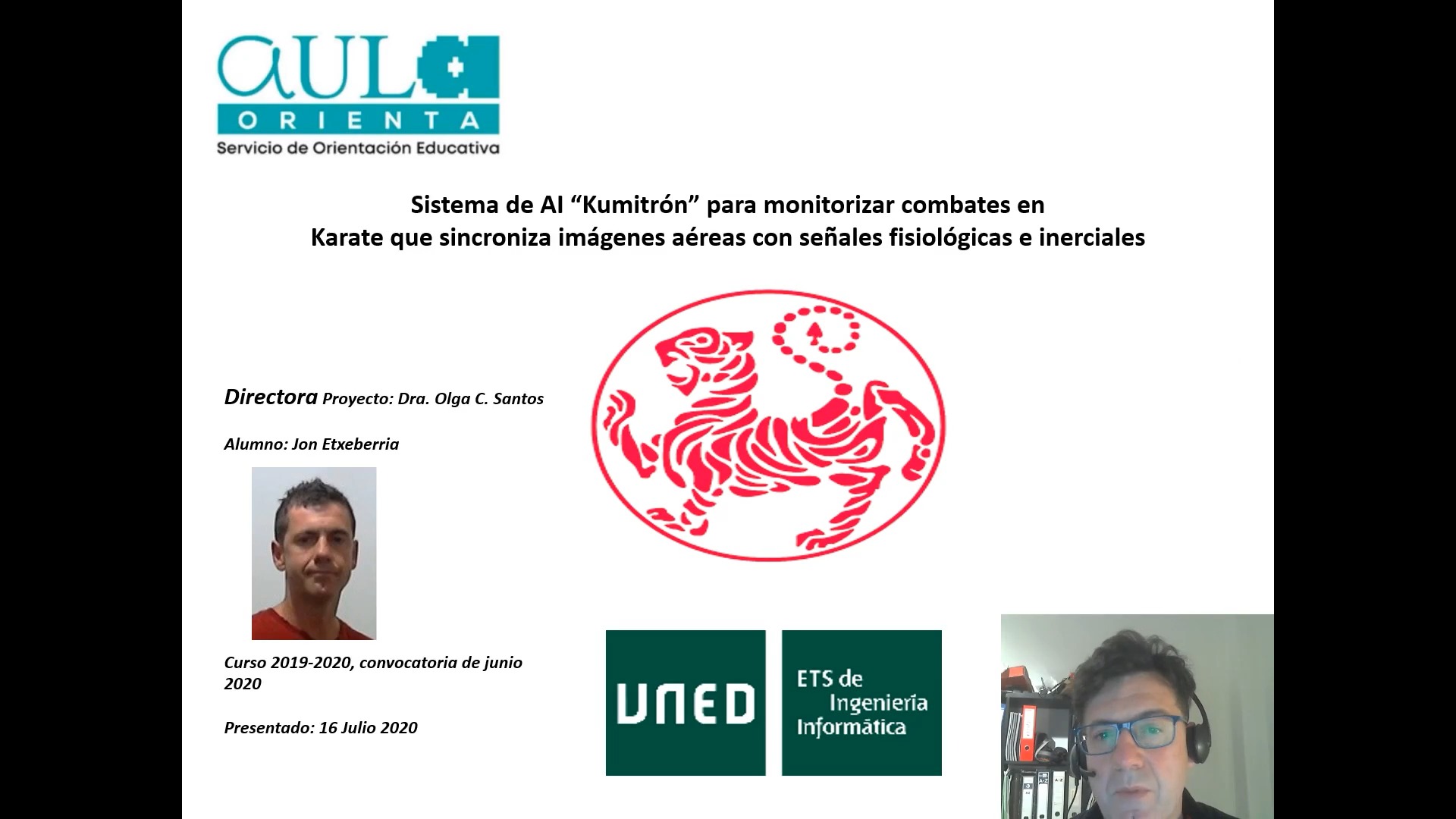 Sistema de Al "Kumitrón" para monitorizar combates en Karate que sincroniza imágenes con señales fisiológicas e inerciales
