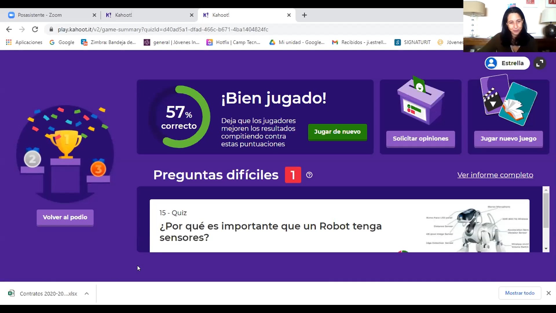 Kahoot UNED Robótica
