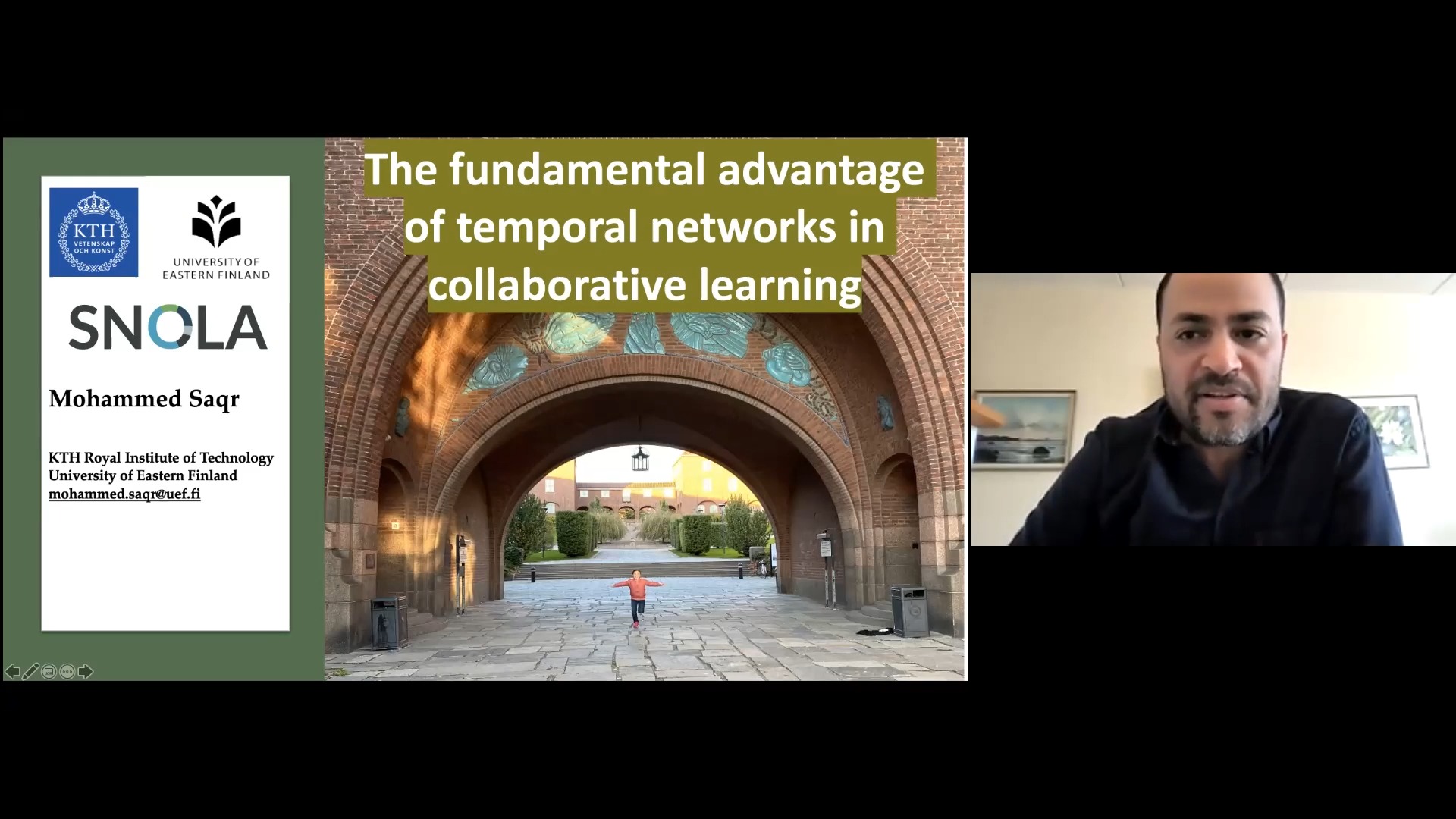 The fundamental advantage of temporal networks in collaborative learning