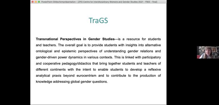 II Gender Studies at the University of Oldenburg: Centre for Interdisciplinary Women and Gender Studies (ZFG) 