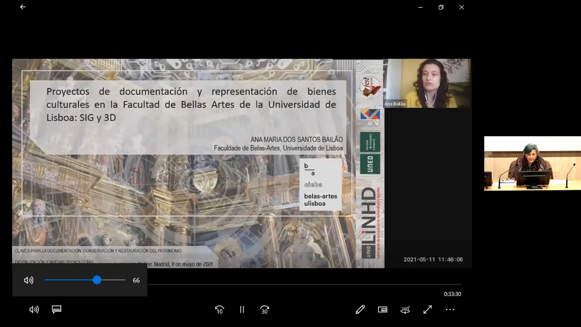 Proyectos de documentación y representación de Bienes Culturales en la Facultad de Bellas Artes de Lisboa: SIG y 3D