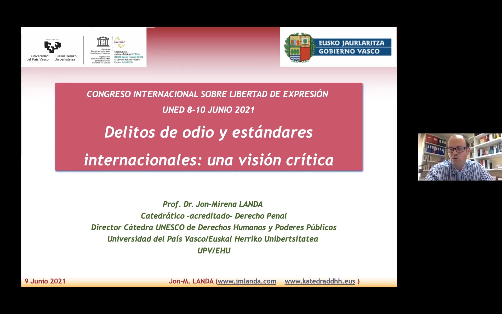 Los delitos de odio y las tendencias internacionales: una visión crítica
