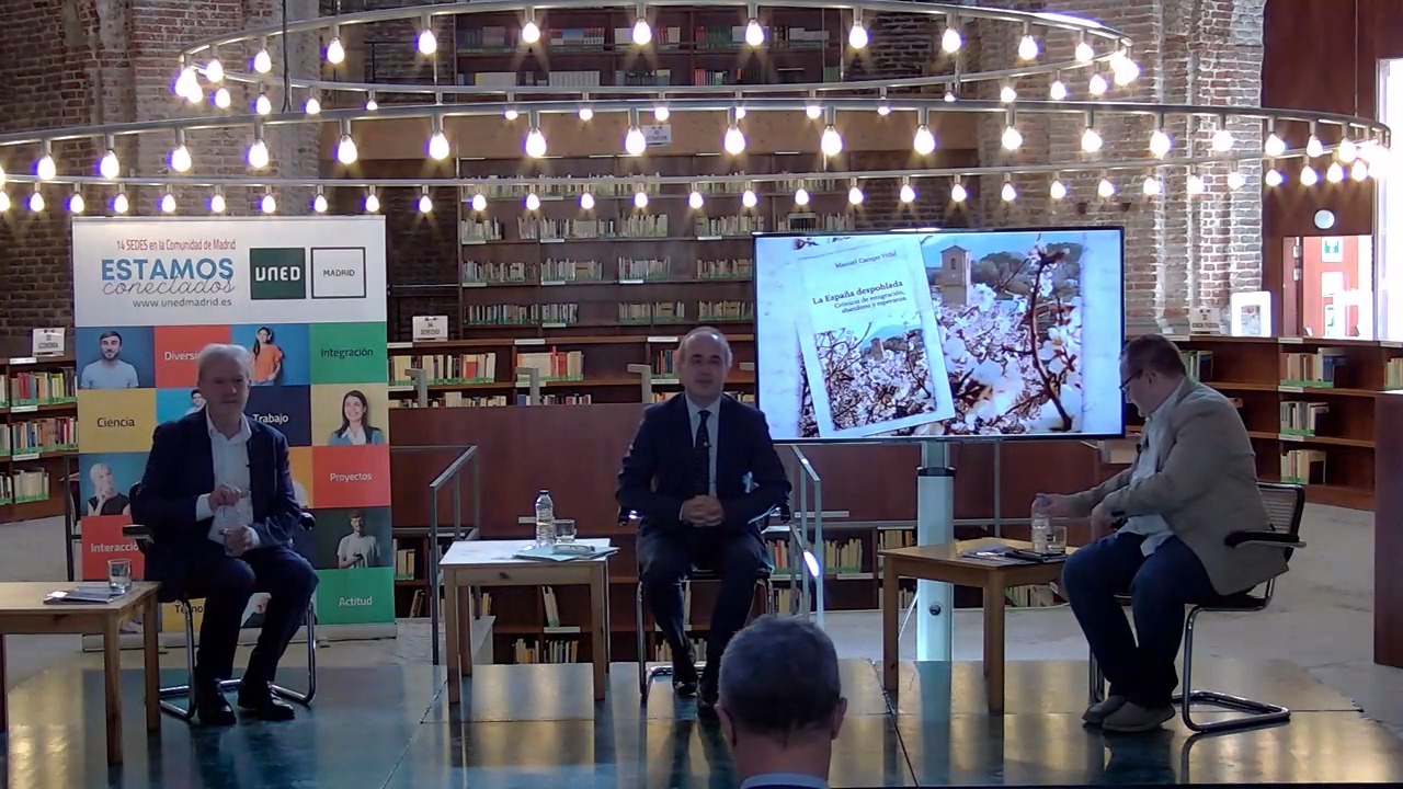 Presentación del libro de Manuel Campo Vidal: La España despoblada. Crónicas de emigración, abandono y esperanza