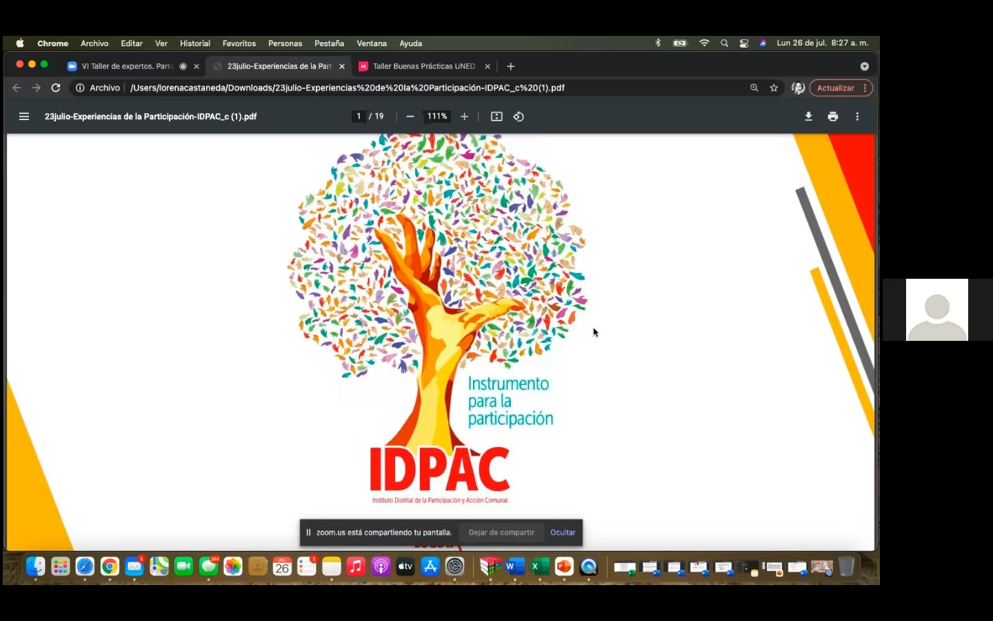VI Taller de expertos. Participación pública e infancia. Buenas prácticas. Bogotá