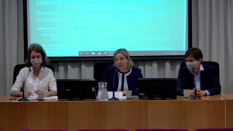 Presentación del Seminario de investigación sobre Litigación Climática