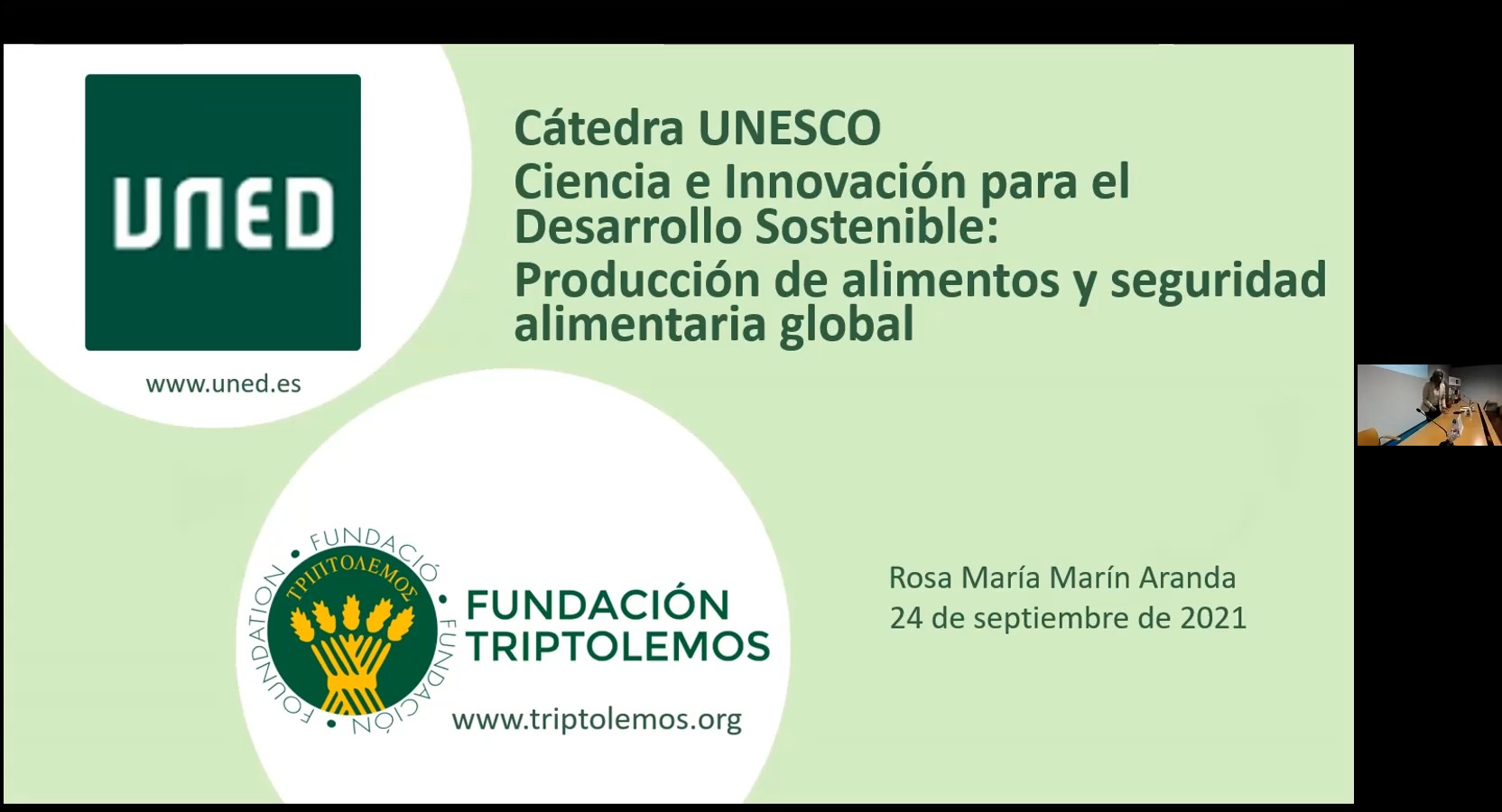Cátedra UNESCO Producción Sostenible, Segura y Eficiente de Alimentos