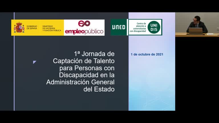 Apertura de la 1ª Jornada de Captación de Talento para Personas con Discapacidad en la Administración General del Estado