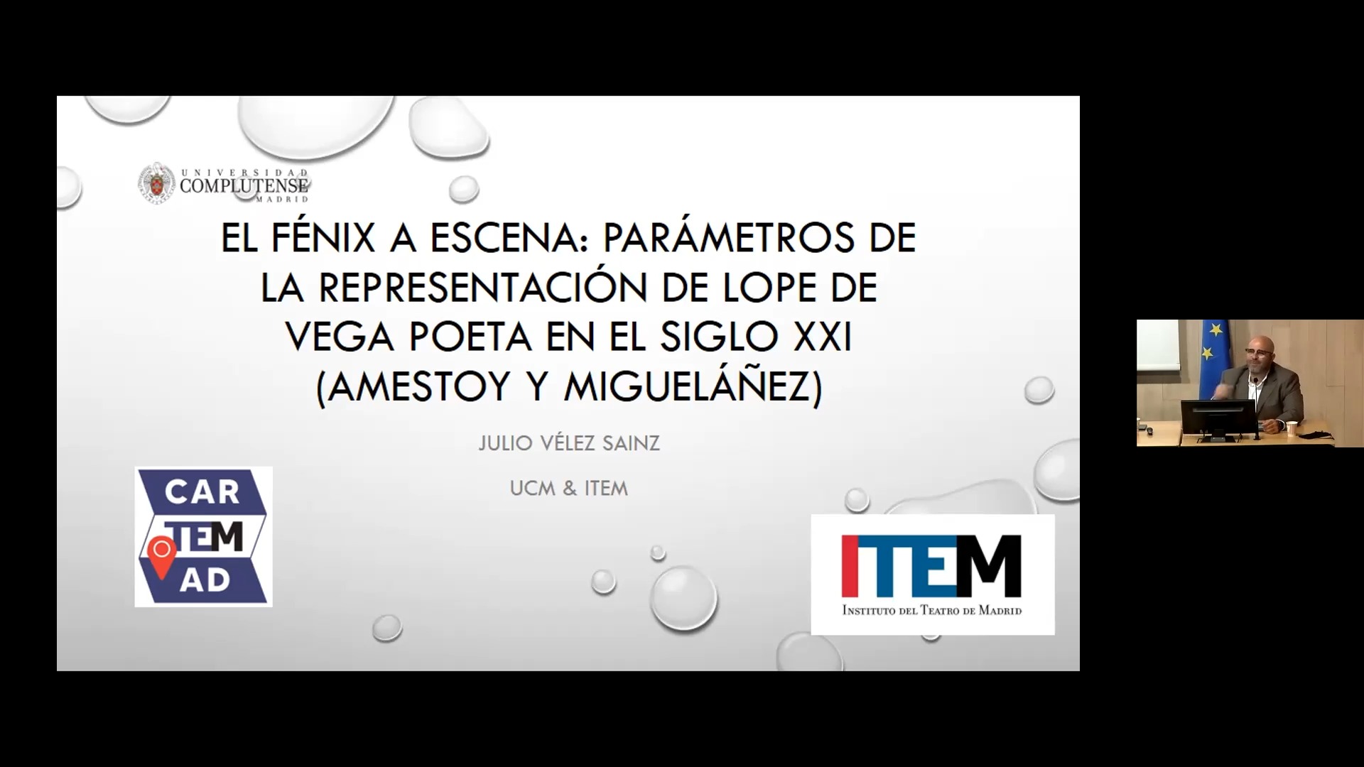 El fénix a escena: parámetros de la representación de Lope de Vega poeta en el siglo XXI