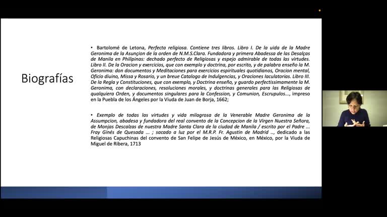 Discurso biográfico y experiencia de escritura de una comunidad femenina en el Extremo Oriente (siglo XVII)