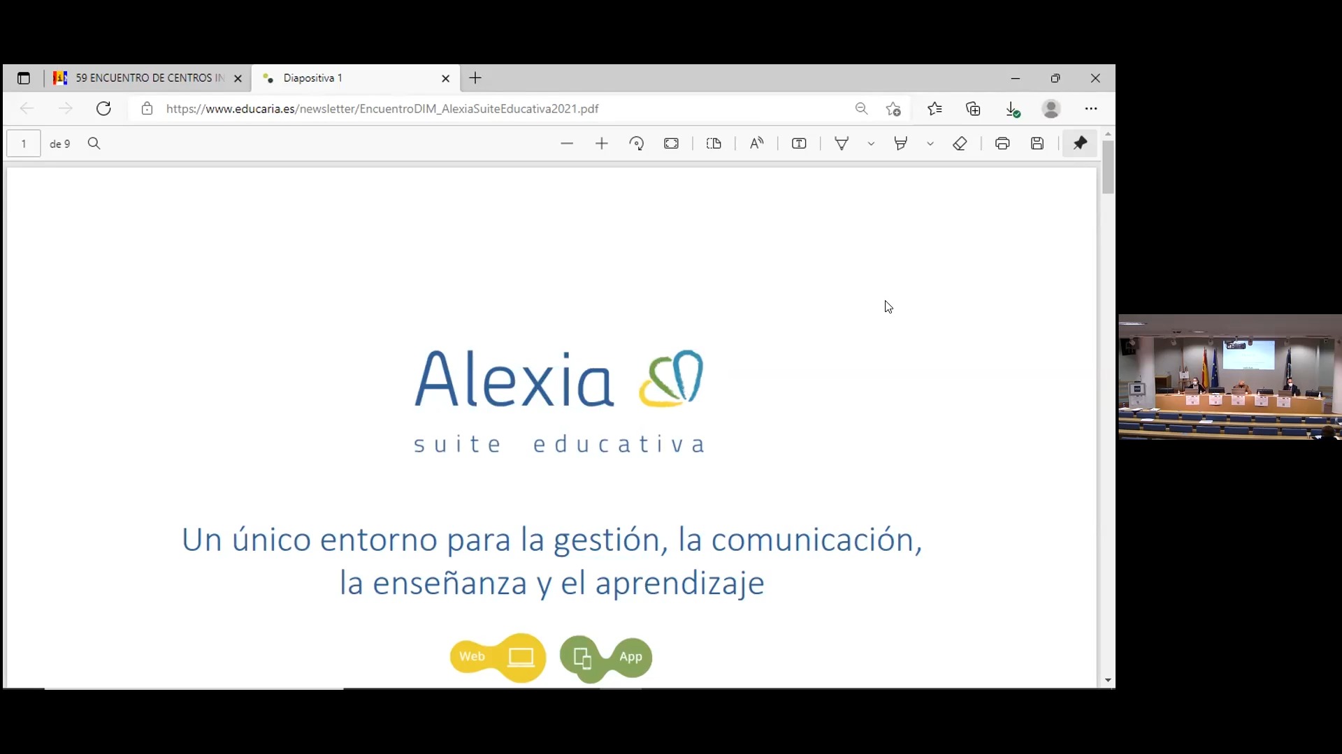 Alexia: Suite Educativa de Educaria