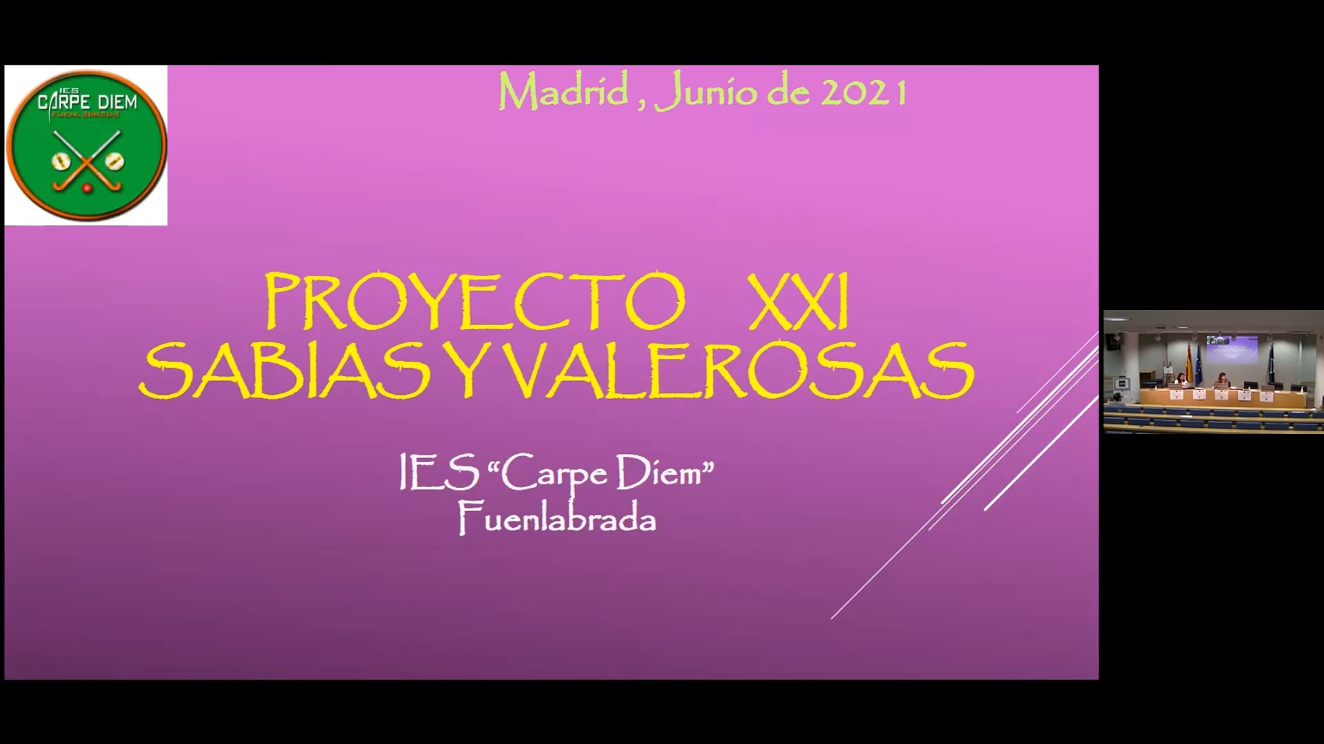 Proyecto XXI: un proyecto interdisciplinar de centro. Sabias y valerosas