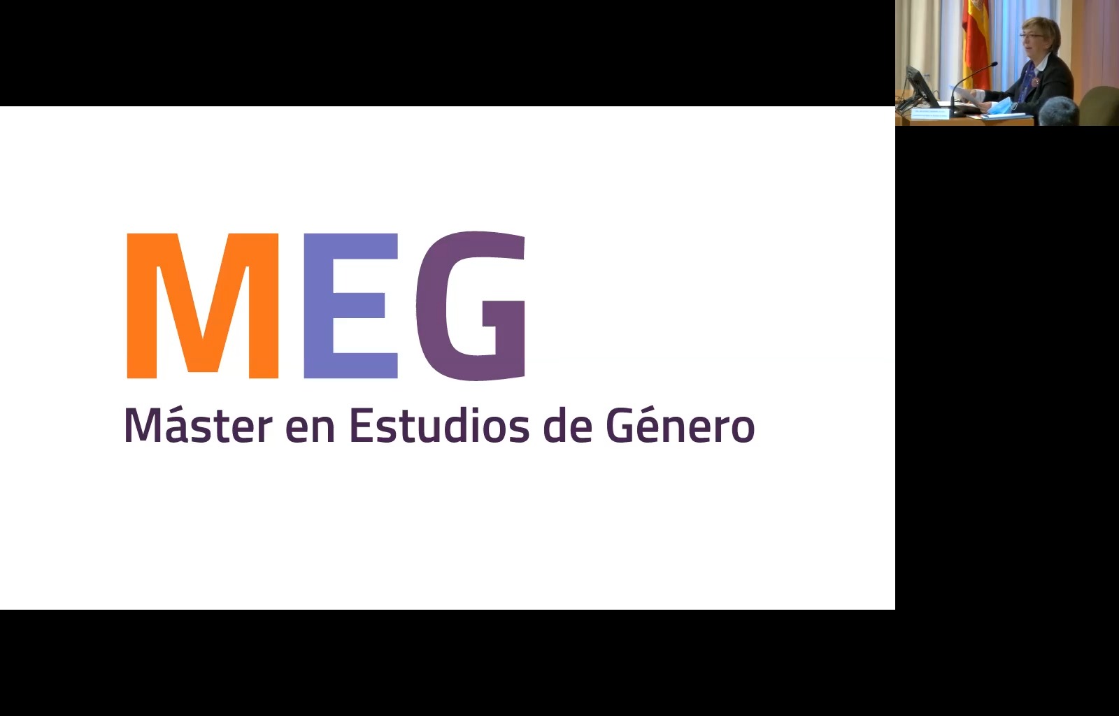 Acto de inauguración: Máster en estudios de Género 