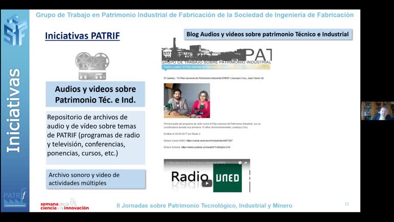 El Grupo de Trabajo en Patrimonio Industrial de Fabricación (PATRIF) 