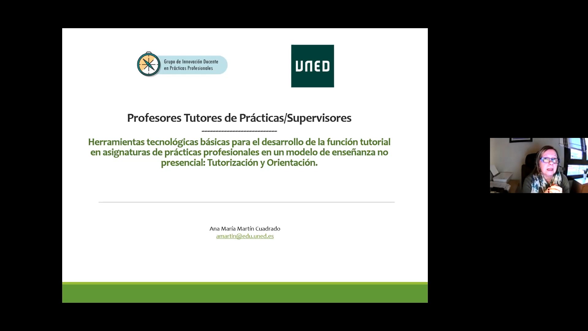 Herramientas tecnológicas básicas para el desarrollo de la función tutorial en asignaturas de prácticas profesionales en un modelo de enseñanza no presencial: Tutorización y Orientación