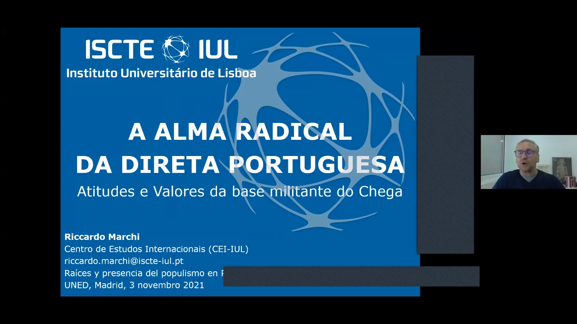 Populismos, nacionalismos populistas y crisis de la democracia liberal. Ponencia de Riccardo Marchi