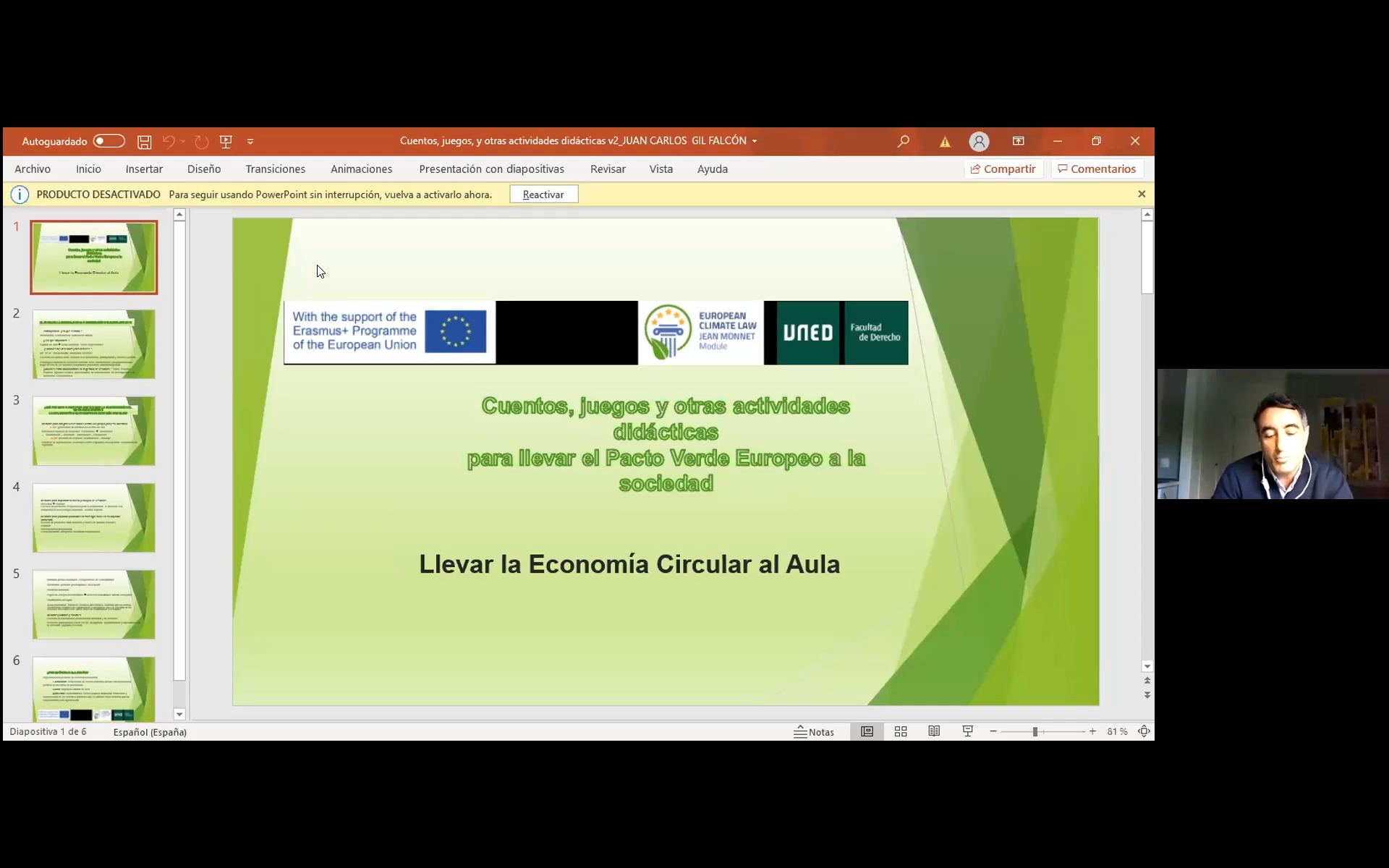 Llevar la Economía Circular al Aula