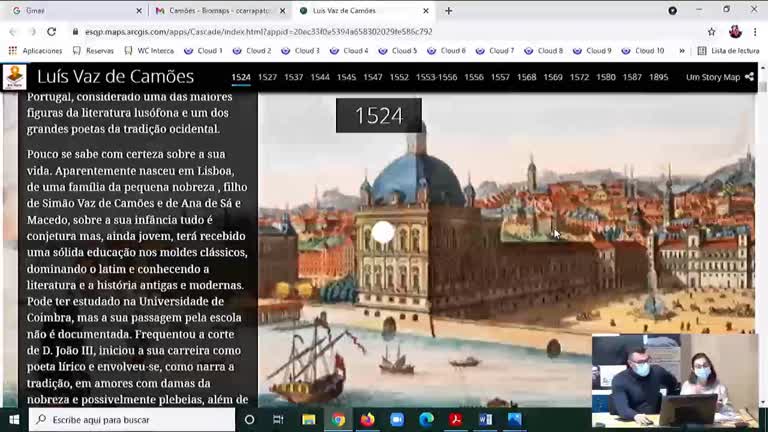 Storymap de Luís Vaz de Camões (1524-1580) 