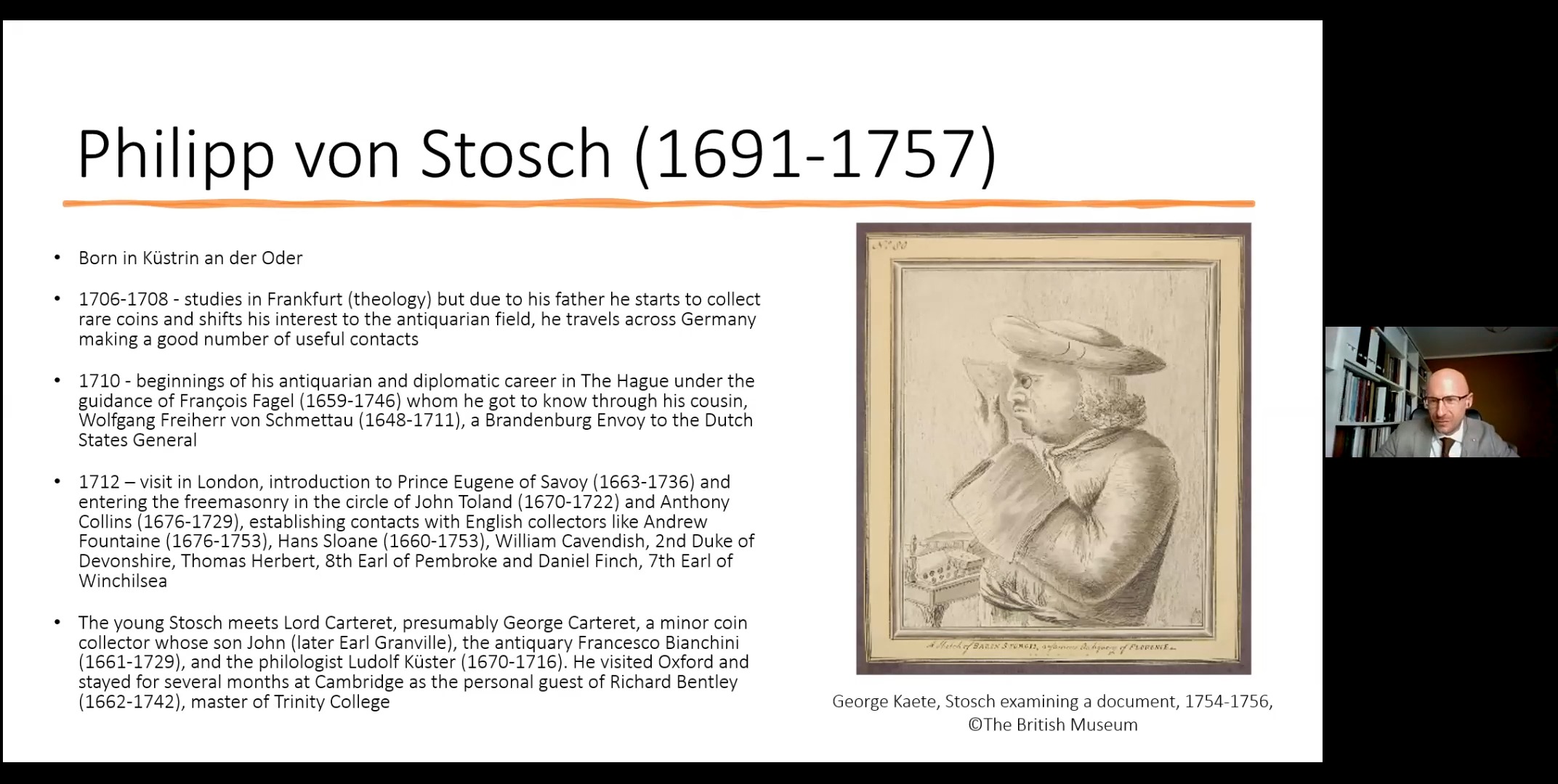 Philipp von Stosch (1691-1757) and his dominant position in terms of trade, collecting and research of engraved gems in the eighteenth-century Italy