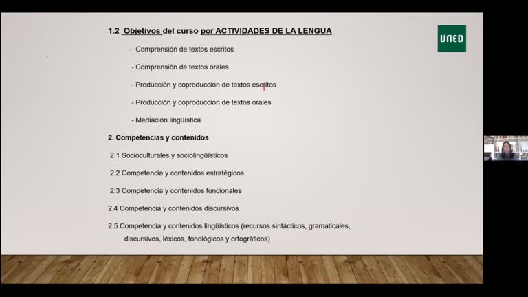 Elaboración de una programación y una Unidad Didáctica en Escuela de Idiomas