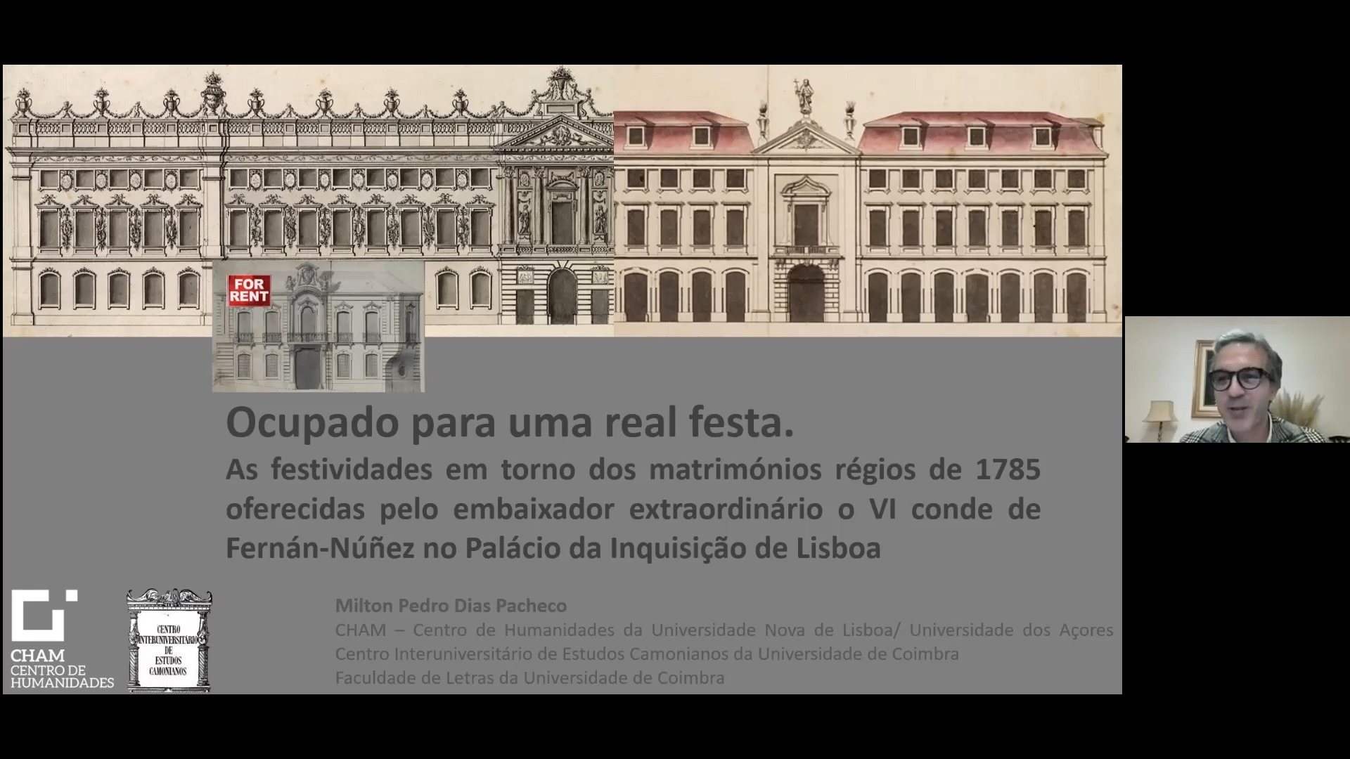 Ocupado para uma real festa. As festividades em torno dos matrimónios régios de 1785 oferecidas pelo embaixador extraordinário o VI conde de Fernán-Núñez no Palácio da Inquisição de Lisboa