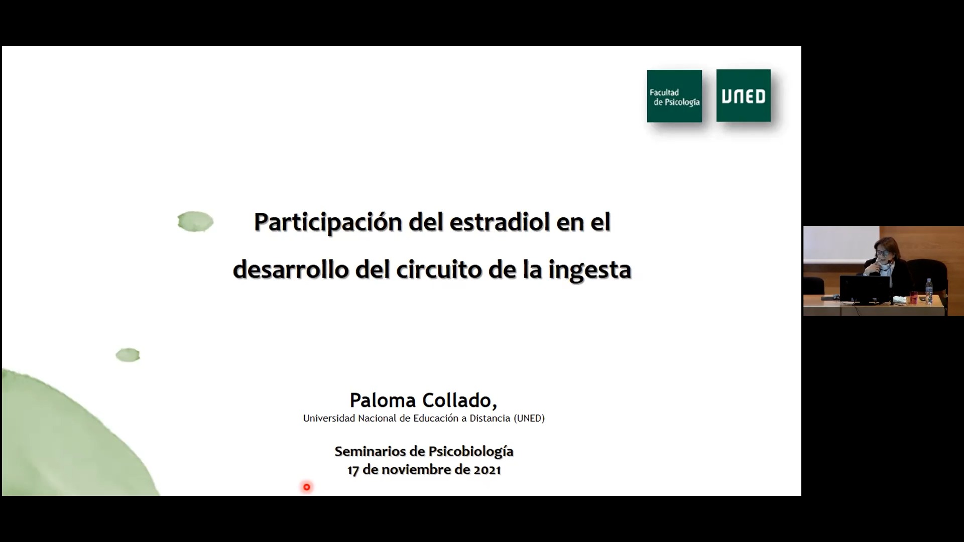 Participación del estradiol en el desarrollo del circuito de la ingesta