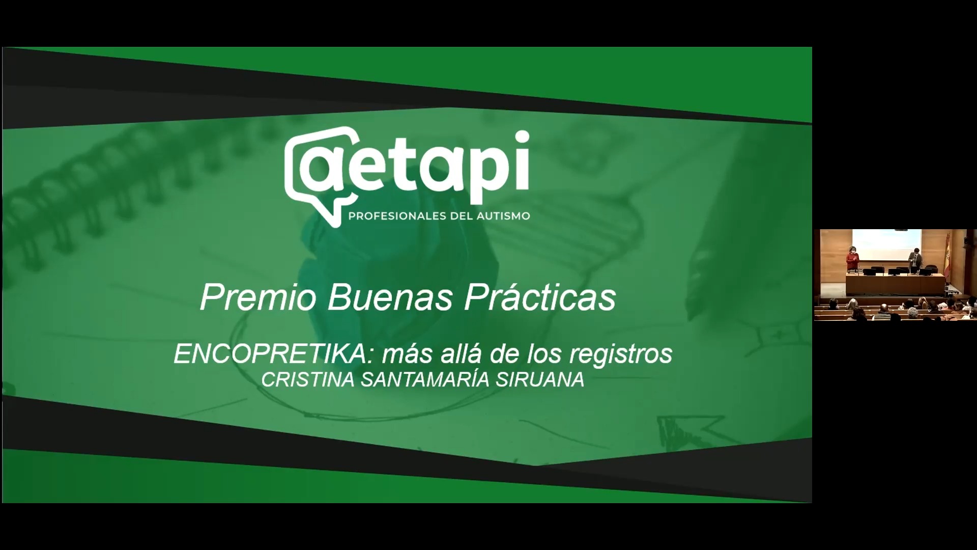 Premio Buenas Prácticas: ENCOPRETIKA: más allá de los registros.