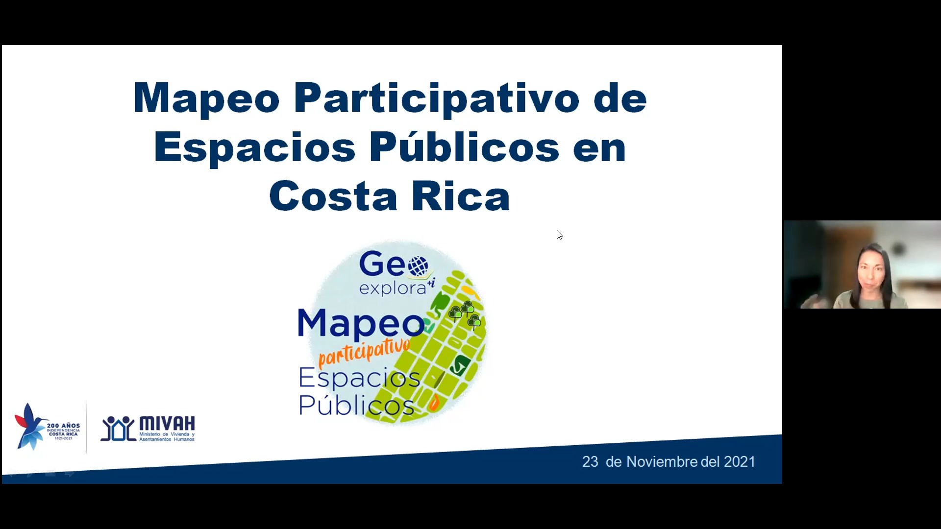 VIII Taller de expertos. Participatory mapping and public spaces in Costa Rica