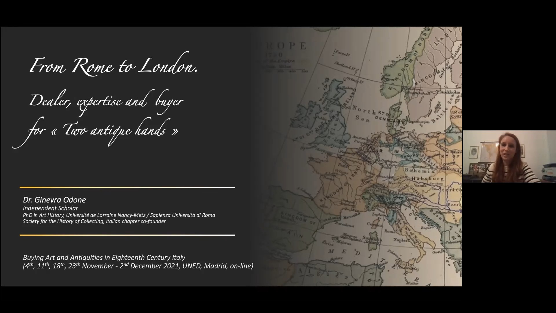 From Rome to London. Expertise, dealer and buyer for "Two antique hands"
