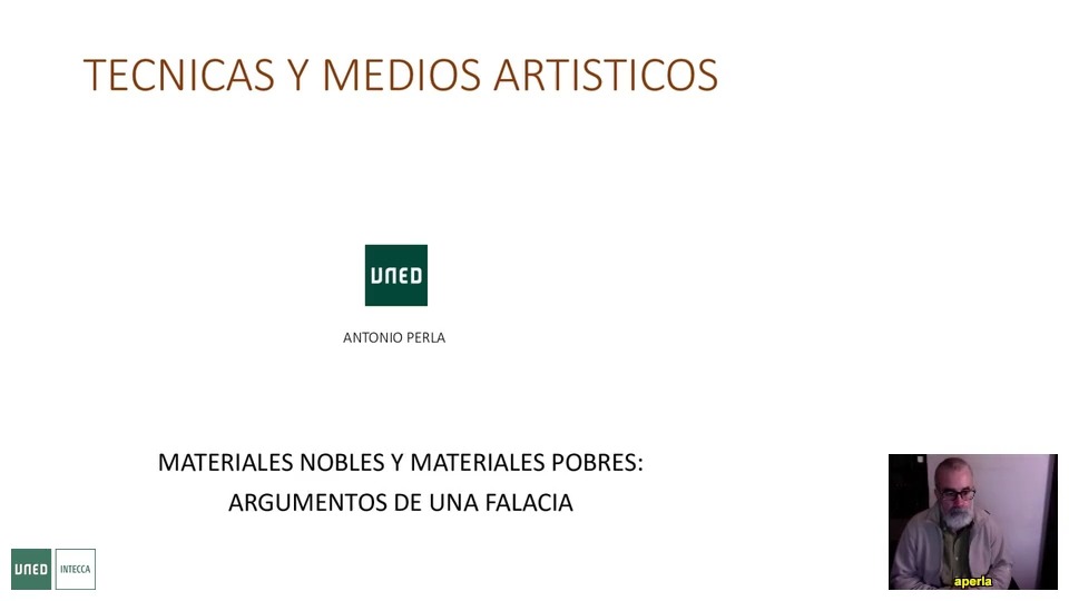 Materiales nobles y materiales pobres. Argumentos de una falacia