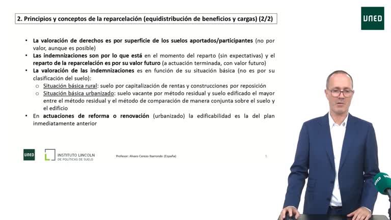 Resolución de conflictos en la ejecución del planeamiento: conceptos generales. 