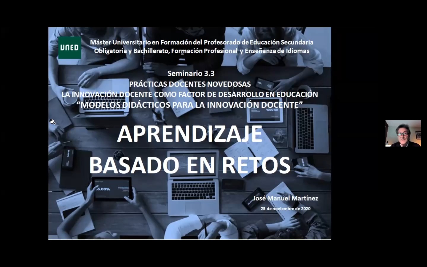 Presentación del seminario: Prácticas docentes novedosas: la innovación como factor de desarrollo en Educación