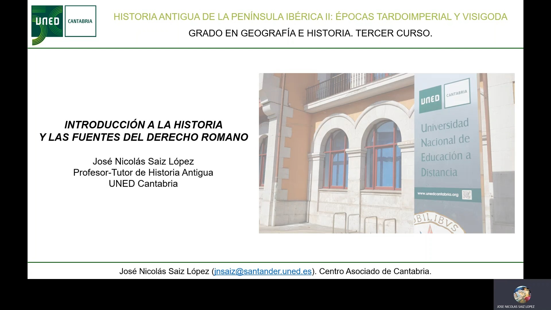 Introducción a la historia y las fuentes del Derecho romano