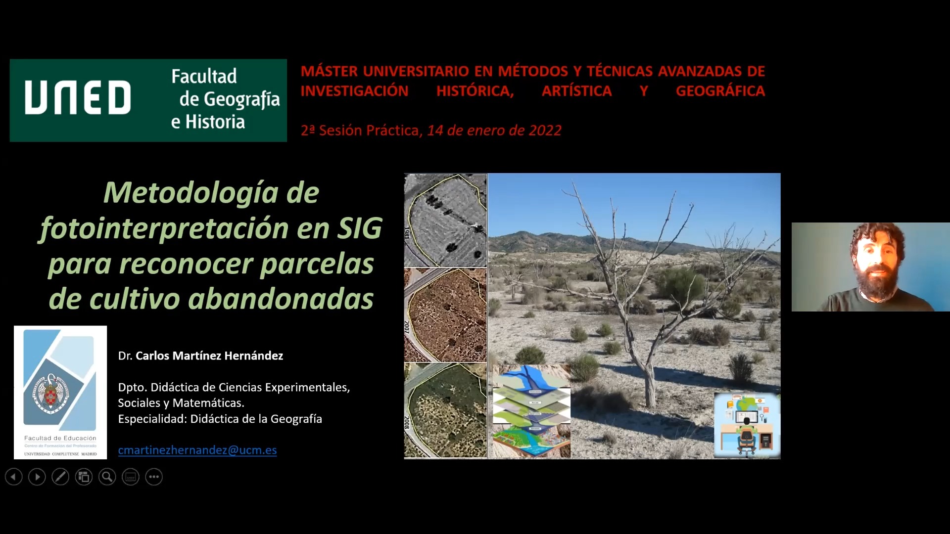 Metodología de fotointerpretación en SIG para reconocer parcelas de cultivo abandonadas