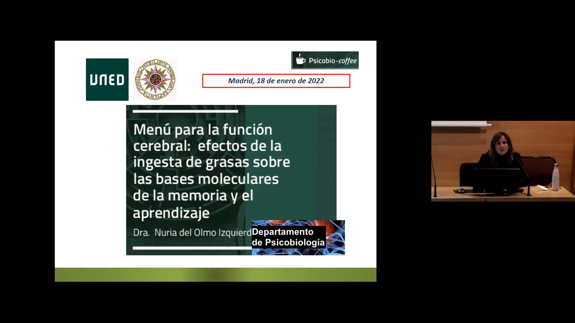Menú para la función cerebral: efectos de la ingesta de grasas sobre las bases moleculares del aprendizaje y la memoria
