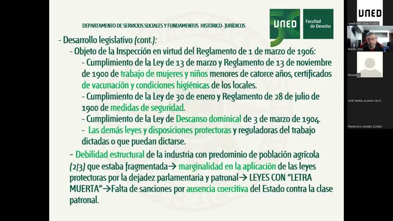 La Inspección de Trabajo 1907-1923