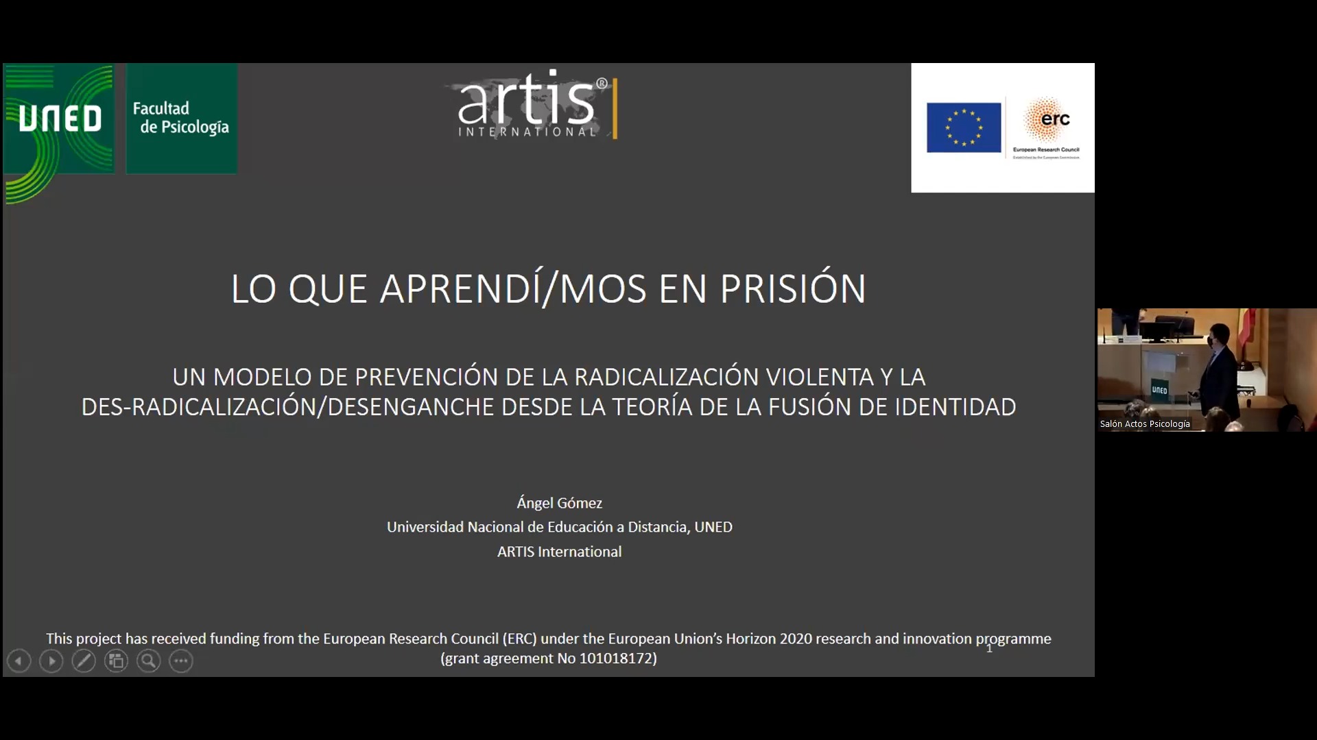 Conferencia: Lo que aprendí/mos en prisión