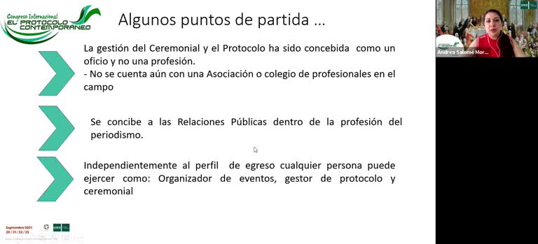 Prospectiva de la Profesionalización del Ceremonial y el Protocolo en el Ecuador