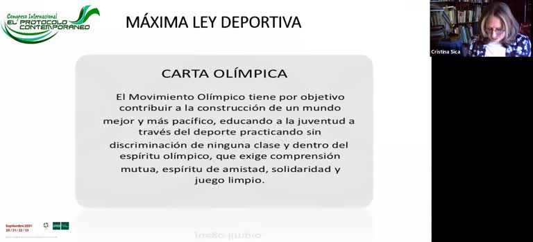 Ceremonial deportivo oportunidad para la integración