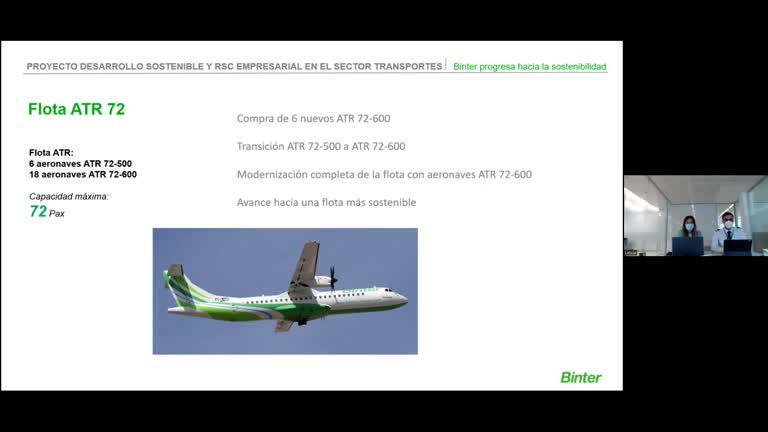 Presentación: hacia el desarrollo sostenible del modo de transporte aéreo