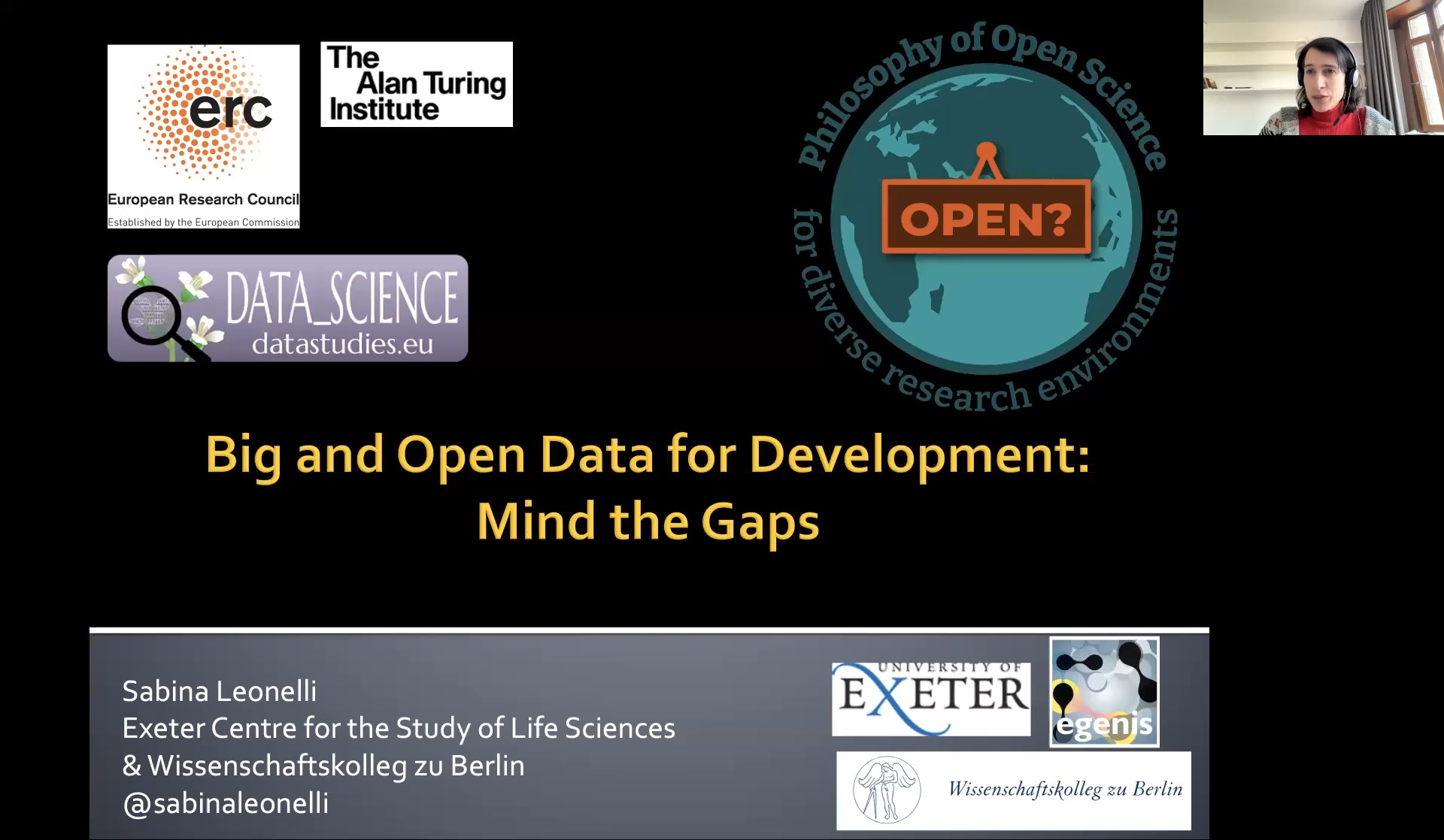 Keynote speech: Big and Open Data for Development: Mind the Gaps