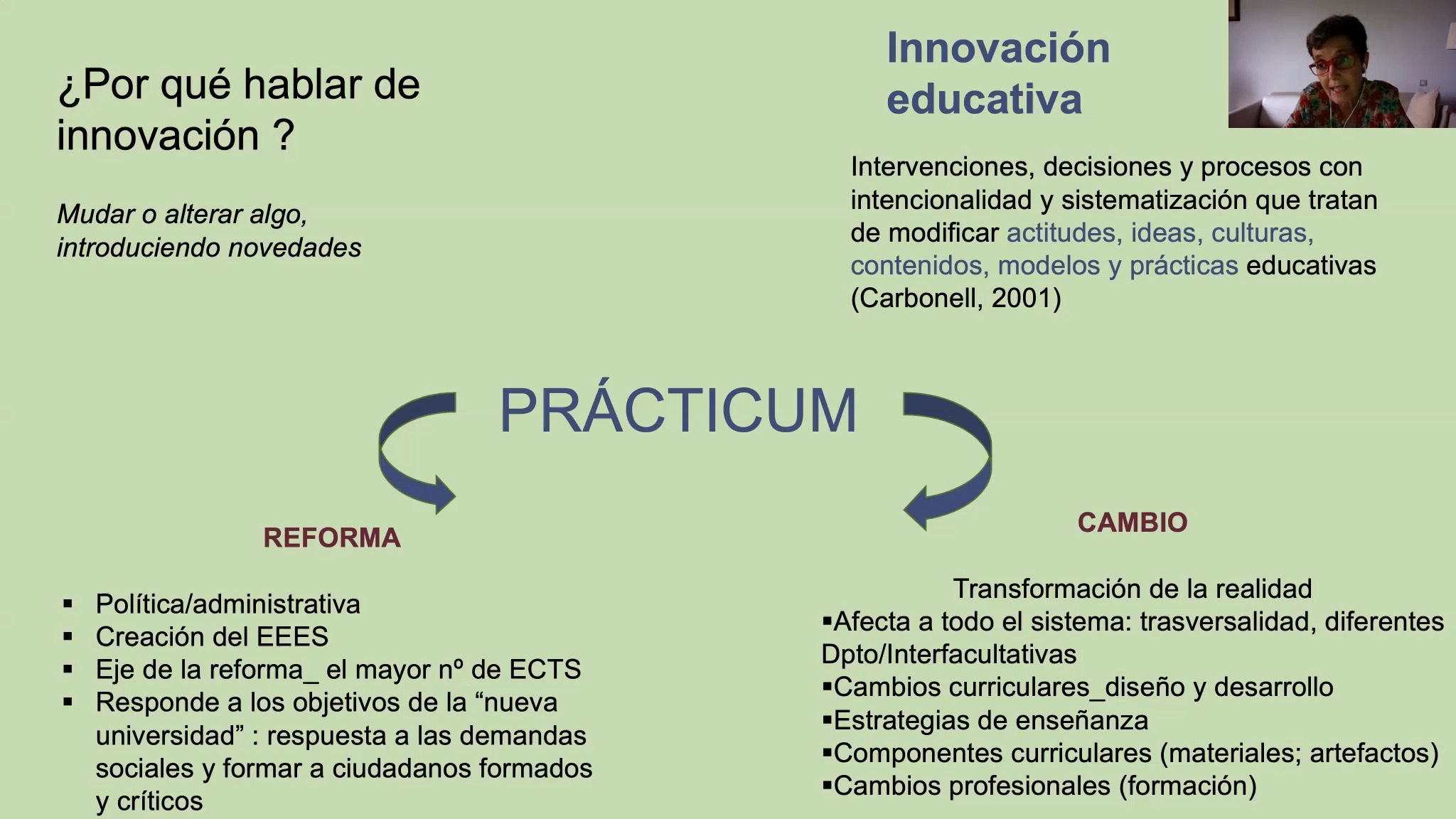 Seminario séptimo. Prácticas innovadoras