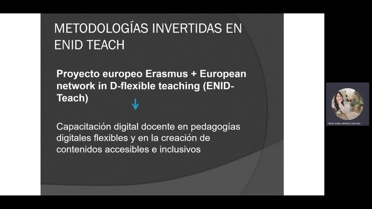 Metodologías mixtas en la enseñanza digital flexible (Inverted methodologies in D-flexible teaching)
