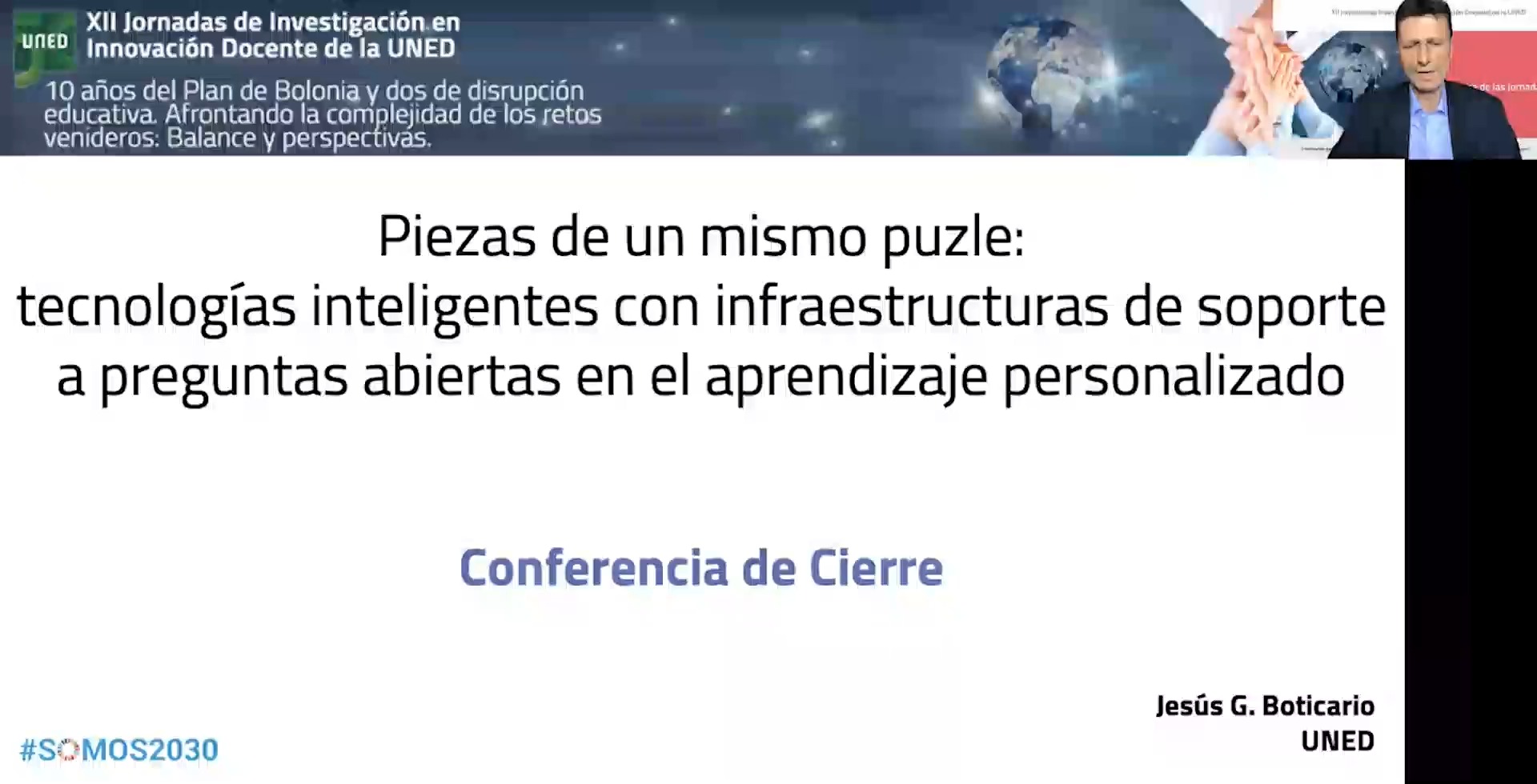 Piezas de un mismo puzle: tecnologías inteligentes con infraestructuras de soporte a preguntas abiertas en el aprendizaje personalizado