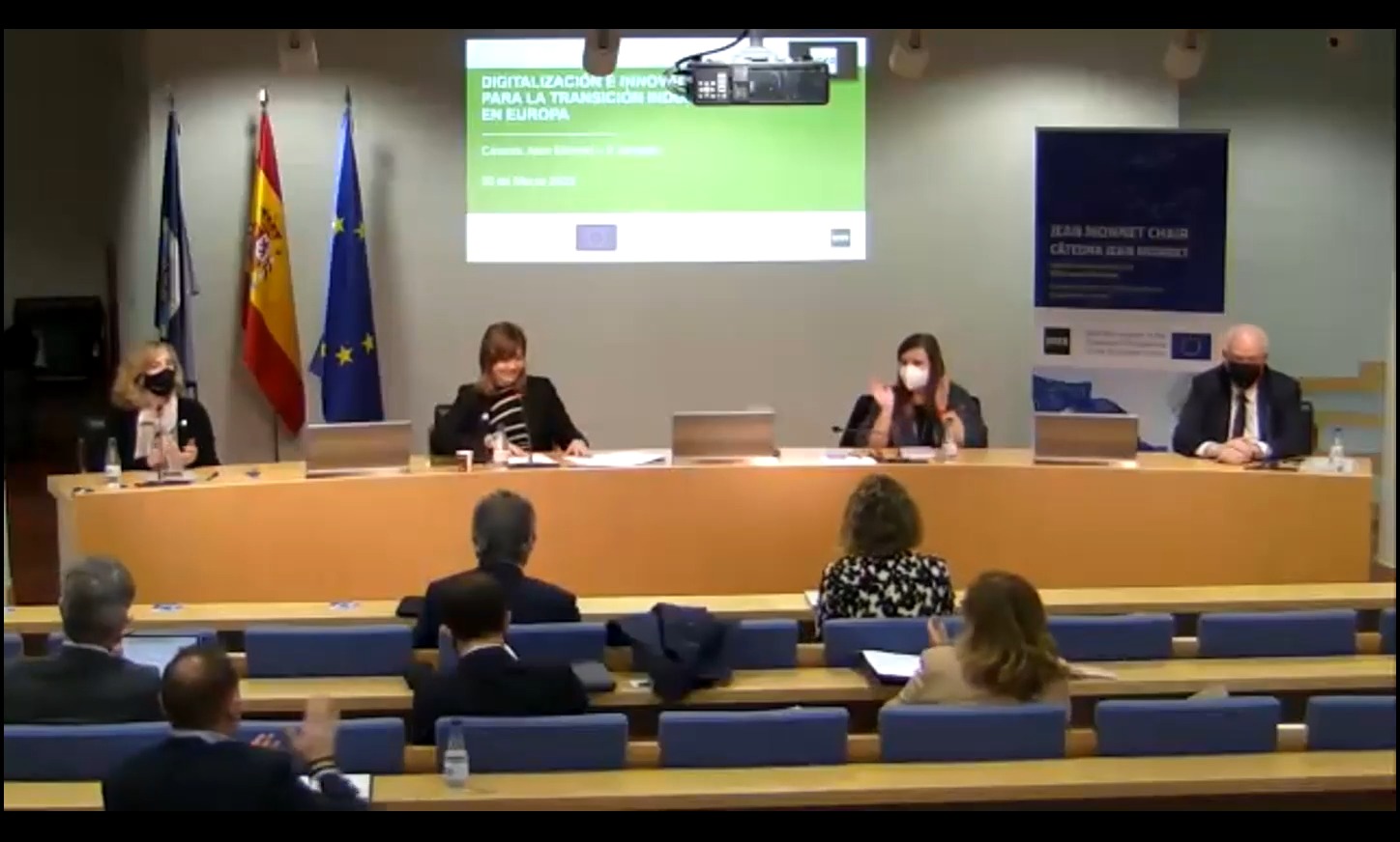 Apertura de la II Jornada de la Cátedra Jean  Monet: Digitalización e Innovación para la transición industrial en Europa