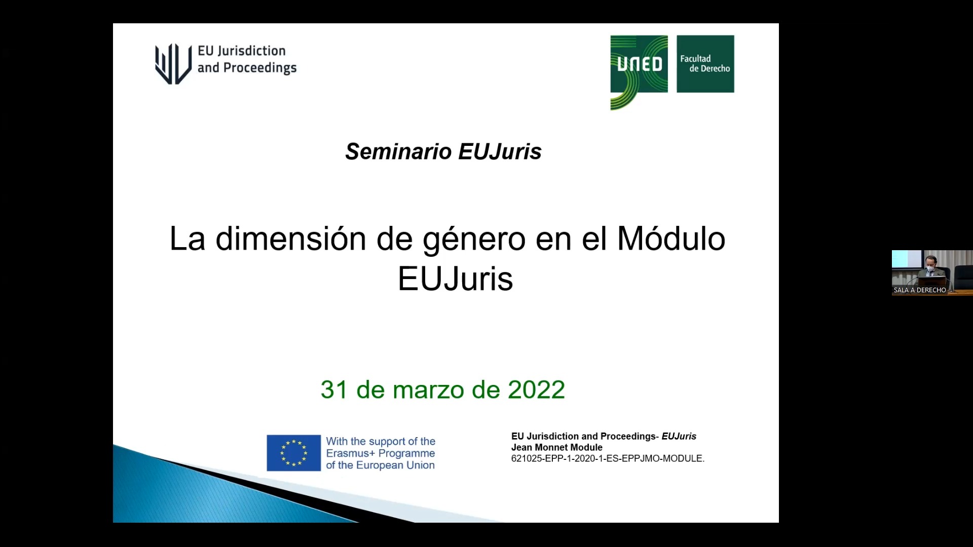 Dimensión de género en la Justicia Europea