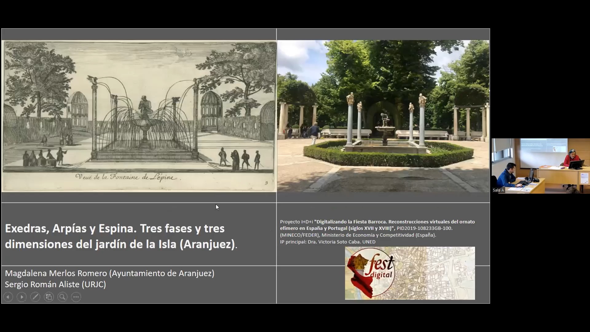 Exedras, Arpías y Espina. Tres fases y tres dimensiones del Jardín de la Isla (Aranjuez).