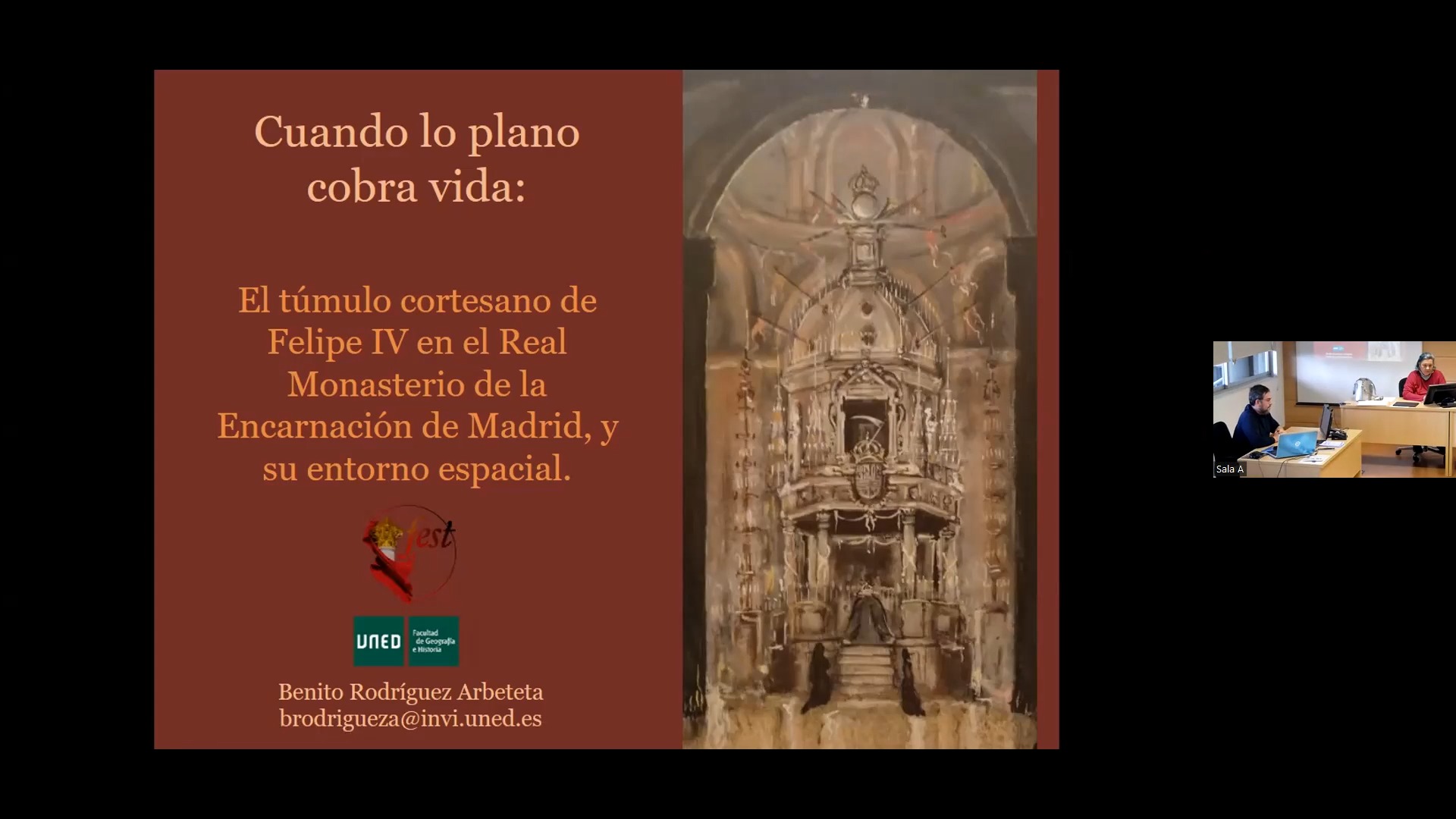 Cuando lo plano cobra vida: el túmulo cortesano de Felipe IV y el Real Monasterio de la Encarnación de Madrid