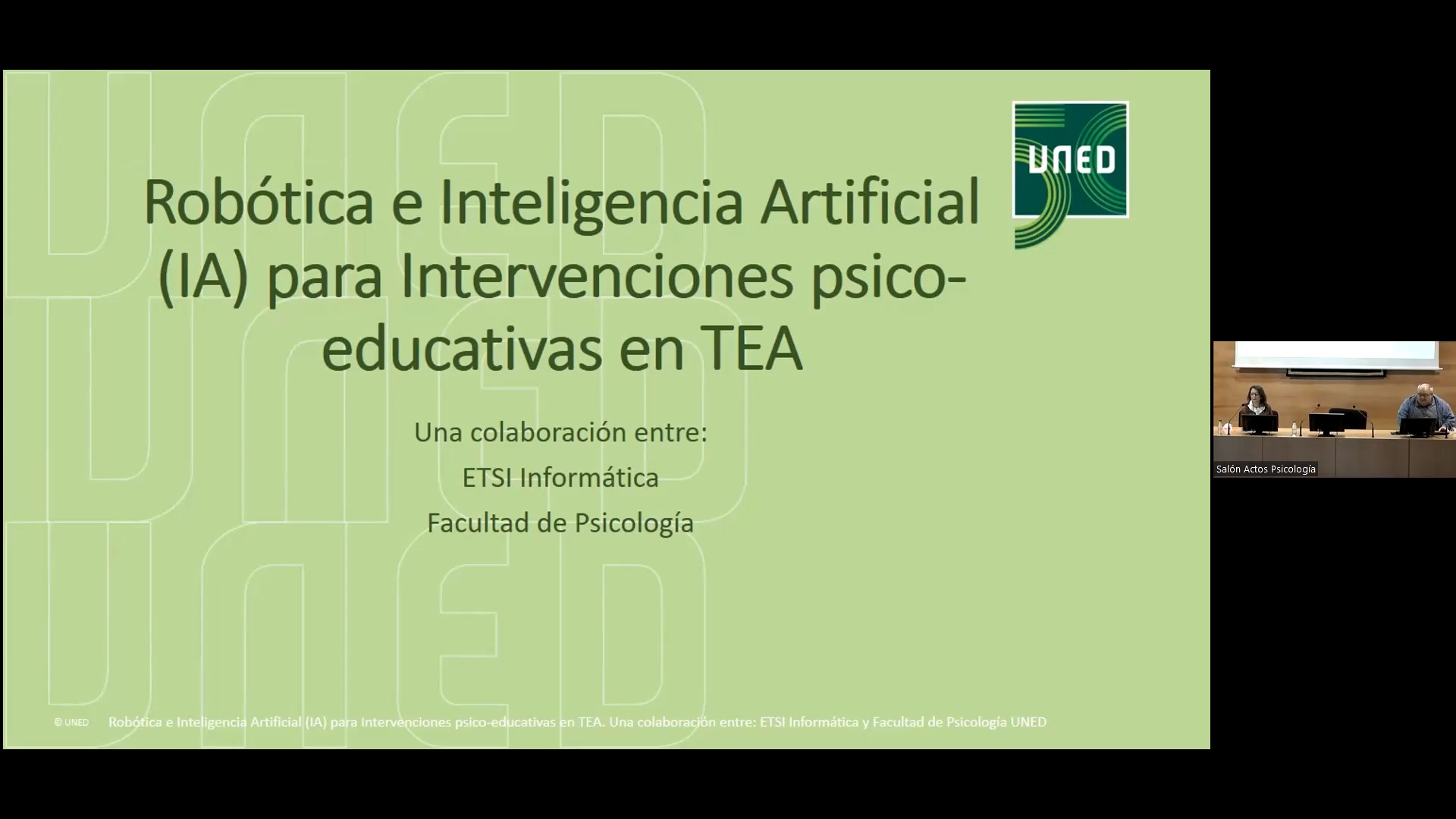 Robótica e Inteligencia Artificial para intervenciones psicoeducativas en Trastorno del Espectro del Autismo