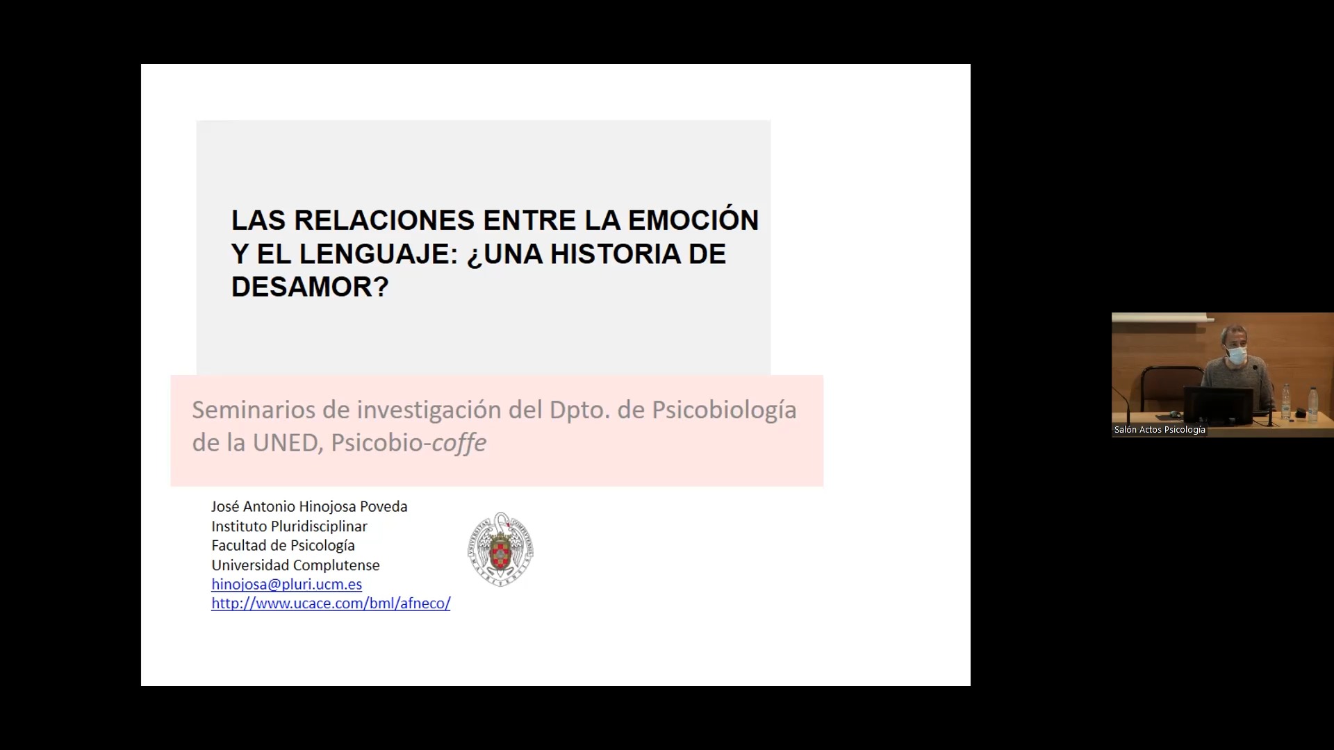 Las relaciones entre la emoción y el lenguaje: ¿una historia de desamor?